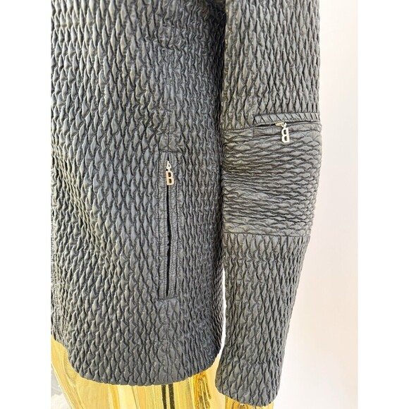 BOGNER Black Quilted Textured Nylon Jacket No Size - Picture 6 of 8